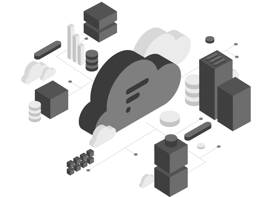 Generic cloud computing diagram